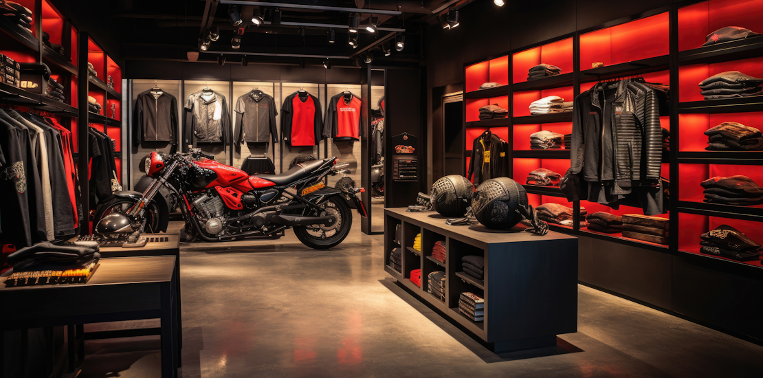 Motorcycle apparel store deals